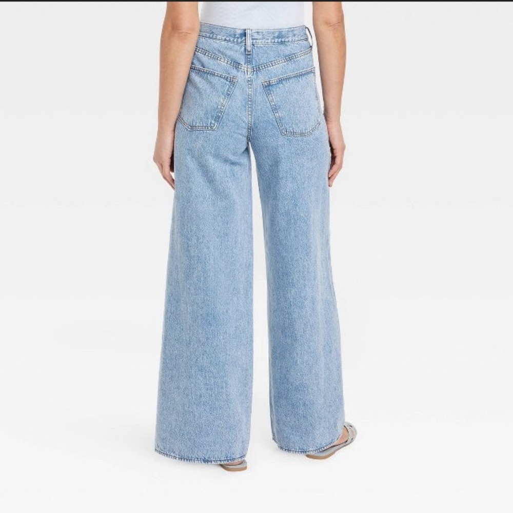 New Universal Thread Super Wide Leg Jeans size 17 regular - Picture 2 of 7